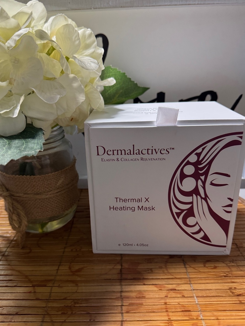 Dermalactives Thermal X Heating Mask, e 120ml  4.05oz White/Mauve Box